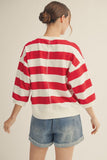 Kourt Bold Stripe Casual Top