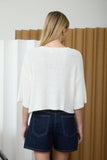 Raylee Short Sleeve Button Knit Cardigan
