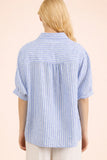 Cierra Stripe Puff Sleeve Top
