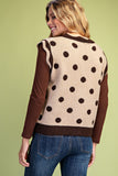 Keenan Polka-Dot Sweater Vest
