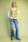 Keenan Polka-Dot Sweater Vest