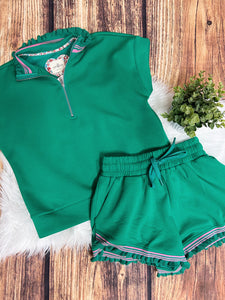 Wren Ruffle Short Set