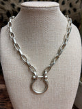 Jess Silver Chunky Necklace