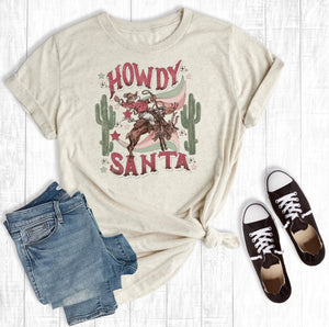 Howdy Santa Tee