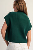Zoey Ribbed Mock Neck Sweater Top