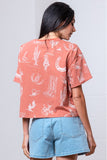 Bella Western Printed Short Sleeve T-shirt