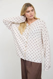 Cherry Polka Dot Cardigan