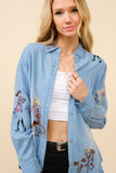 Darla Darlin Denim Button Down