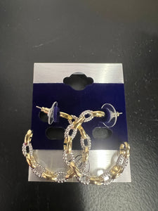 Link Hoop Earrings -Gold/Silver