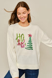 HO HO  Sequin Sweater