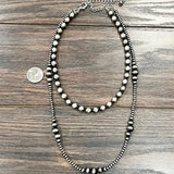 Handmade 22" Navajo Bead Necklace