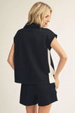 Jan Quarter Zip Shorts Sets