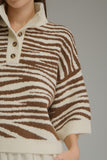 Haven  Zebra Knit Sweater