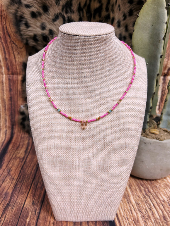 Kids Colorful Beaded Necklace
