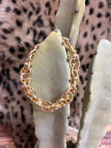 Chain Horse Bit Stretch Bracelet