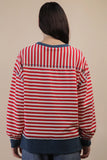 Lori Striped Oversized Sweatshirt