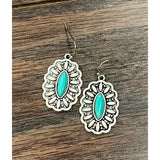 Concho Turquoise Earrings