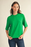 Aniah Solid Sweater Top