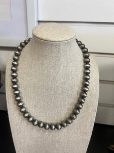 8 MM Navajo Faux Pearl Necklace