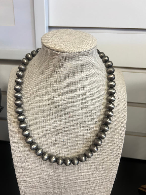 8 MM Navajo Faux Pearl Necklace