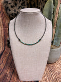 16” Navajo/Disc Stone Necklace