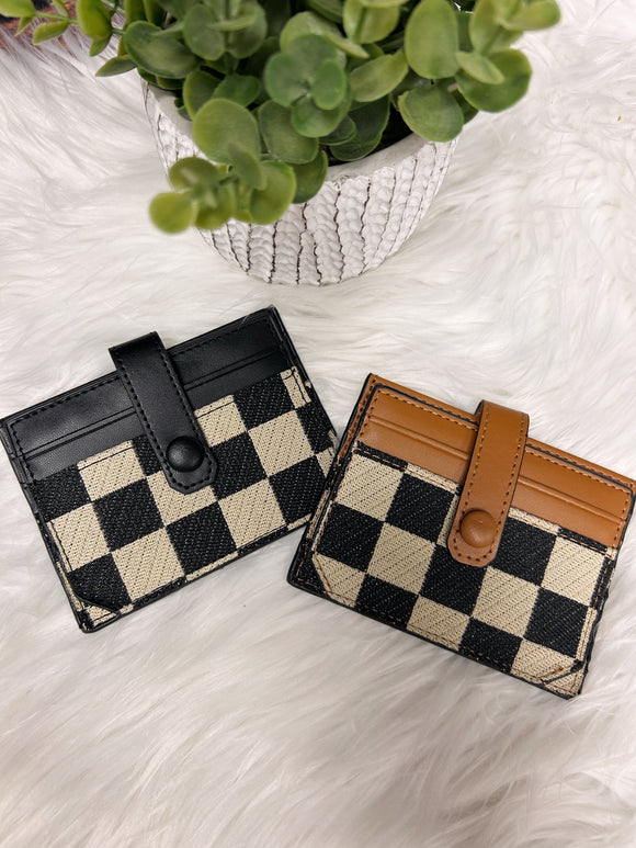 Checkered Wallet
