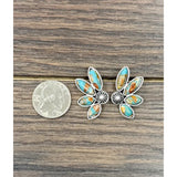 1.2" Western Gemstone Stud Earrings