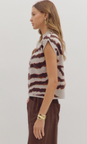 Braylee Zebra Print Sweater