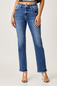 Risen Taylor Mid rise Straight Jeans