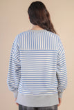 Lori Striped Oversized Sweatshirt