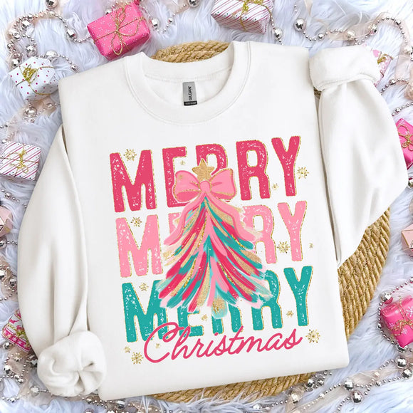 Merry Christmas Colorful Sweatshirt