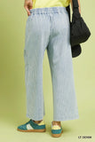 Shae Stripe Wide-Leg Pants