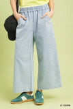 Shae Stripe Wide-Leg Pants