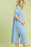 Brylee Striped Puff Sleeve Dress