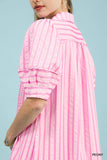 Brylee Striped Puff Sleeve Dress