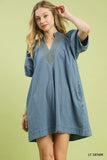 Mio Denim Mini Dress
