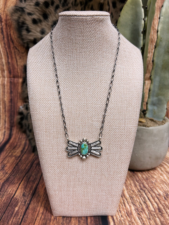 Verley Betone Turquoise Stone Necklace