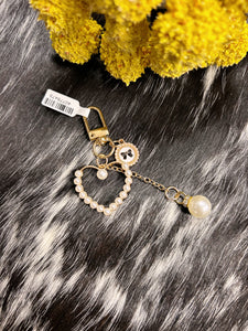 Dainty Pearl & Bow Charm