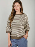 Paige Textured Stripe Knit Top