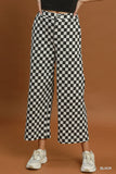 Brandi Checker Mineral Wash Pants