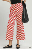 Brandi Checker Mineral Wash Pants