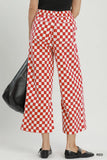 Brandi Checker Mineral Wash Pants