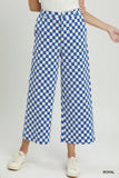 Brandi Checker Mineral Wash Pants