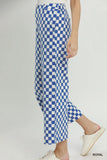 Brandi Checker Mineral Wash Pants