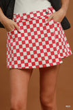 GAMEDAY Checkerboard Skort