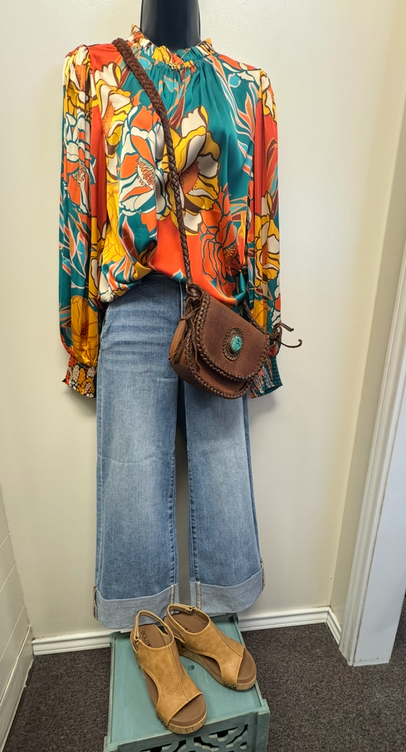 Agnes Floral Print Top