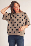 Jodi Polka Dot Knit Top