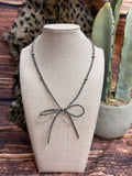 Navajo Pearl Bow Necklace