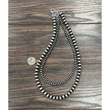 Handmade 24" Navajo Bead Necklace