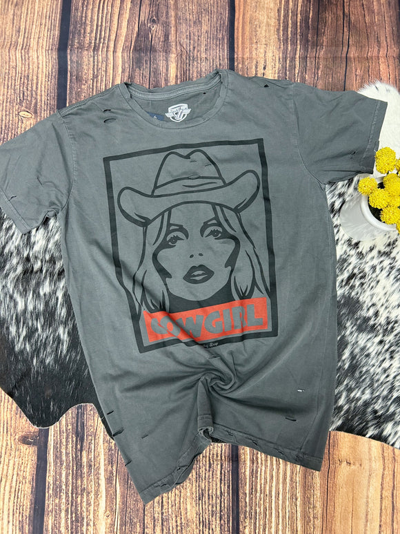 Cowgirl Obey Vintage Tee-
